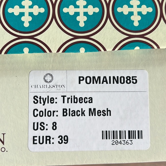 Charleston shoe company, Tribeca black mesh sandals, size 8 - Picture 9 of 9